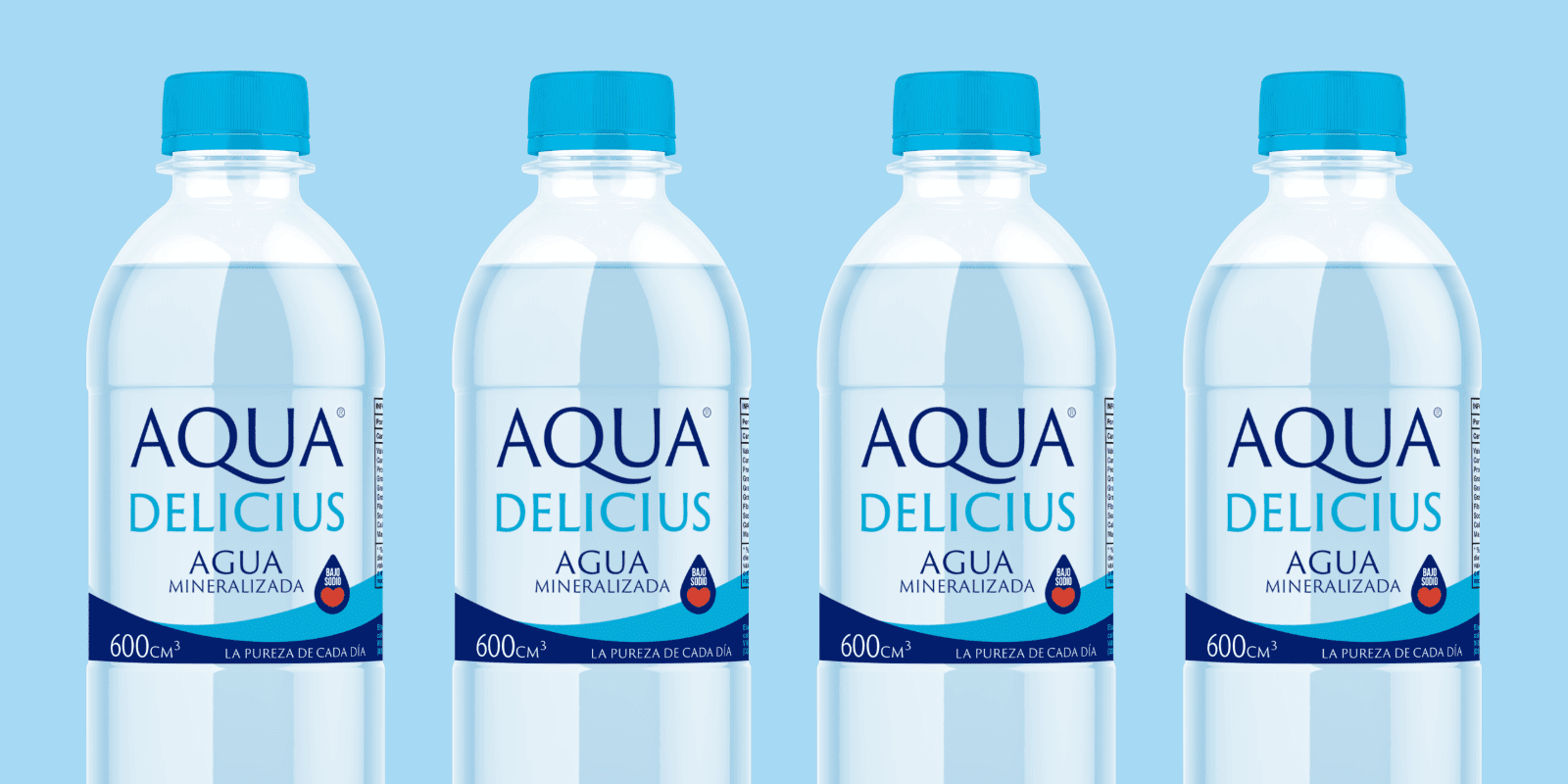 Botellas de Agua Mineral Aqua Delicius